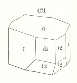 图片取自《矿物学教科书》第227页。关于晶体学和物理矿物学的广泛论述。由E. S. Dana撰写...关于该计划，并与James D. Dana教授合作，等等。