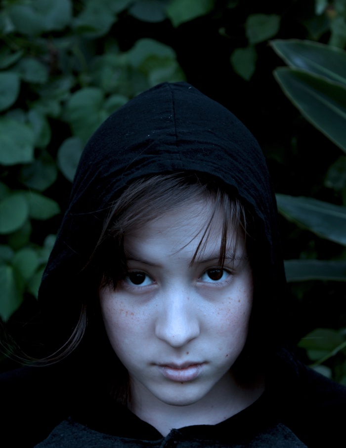 在树林里一个陌生人