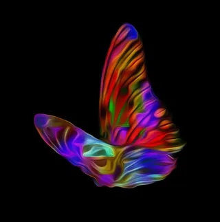 图像素材,霓虹灯,鼠标,蝴蝶,风筝,生命