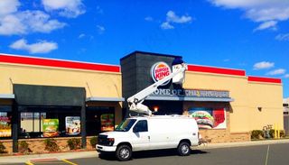 轿车,汉堡王,建筑,沿街店面,城市街道,汉堡王