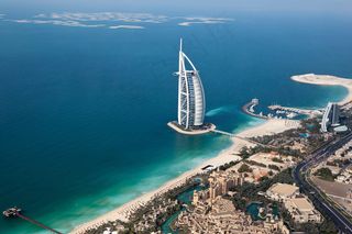 迪拜-Burj Al Arab-直升机景观