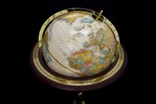 皇家地理学会世界地球仪，1995年/ Globe terrestre de la皇家地理学会，1995年