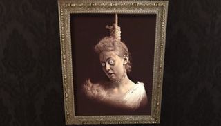 影雕,装饰画框,油画,相框,手写板,令人毛骨悚然的万圣节照片