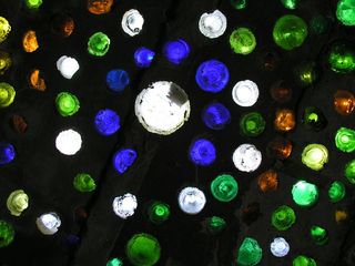 ,五彩泡泡,荧光壁纸,点光源,埋地灯,1号瓶大厦