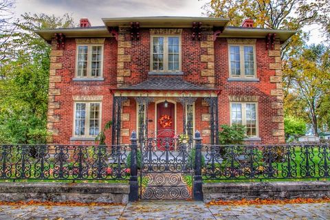 安大略省科尔本港〜加拿大〜英格尔赛德〜1867〜Heritage House