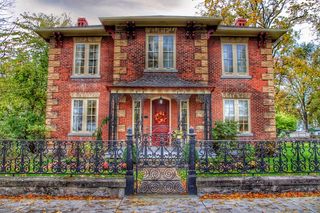 安大略省科尔本港〜加拿大〜英格尔赛德〜1867〜Heritage House