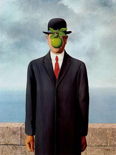 人子 （人类之子）,西服,婚纱,中山装,卡通动漫人物,人子（Magritte）