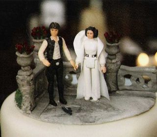婚纱写真,婚礼,婚纱,摇滚乐团,油画,星球大战结婚蛋糕-Han＆Leia