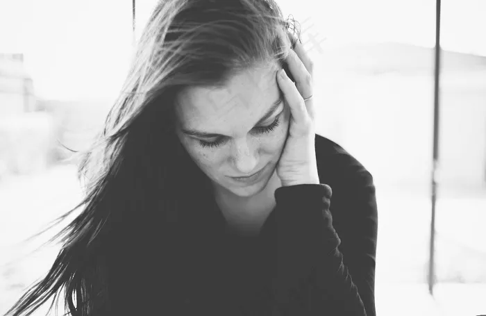 头发,美女,女孩,人物特写,人脸,大风天