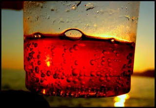 水晶工艺品,包,手提包,工艺品,台灯,闪闪发光的橙色气泡