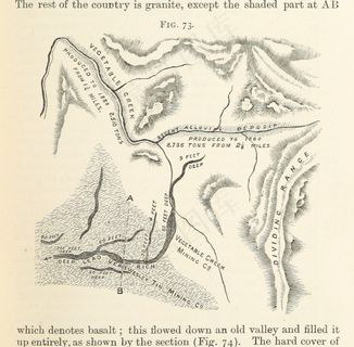 简笔画,绘画,钢笔画,素描本,素描画,图片取自“矿石和石材开采教科书……附有正面插图和716幅插图”的第119页