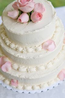 蛋糕,甜品,花卉,碗,玫瑰花,我的结婚蛋糕