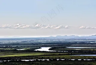 ,江河,天空,轿车,,潘塔纳尔