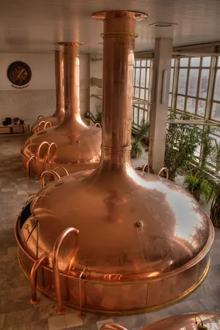 吸顶灯,蒸馏釜,工艺品,椅子,花瓶,啤酒水壶