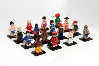 玩具,软陶,面塑,棋子,树脂娃娃,街头霸王2人仔-完整的名册