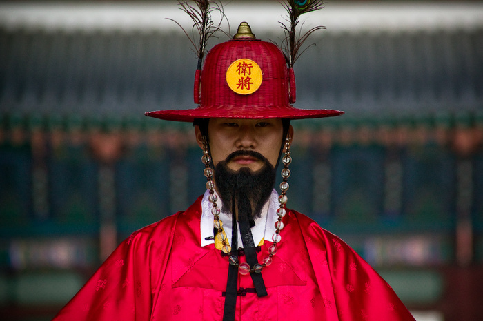 美女,祭孔乐舞,女孩,包,男孩,景福宫卫队-韩国首尔