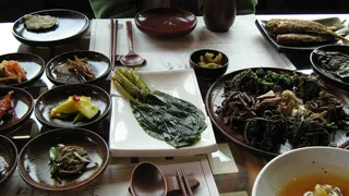 桌菜,菜肴,通菜,碗,铁锅饭,蒲公英餐厅午餐