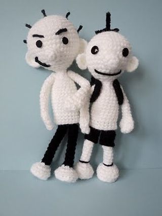 W弱的孩子的钩针编织日记启发娃娃