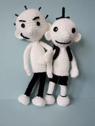 W弱的孩子的钩针编织日记启发娃娃