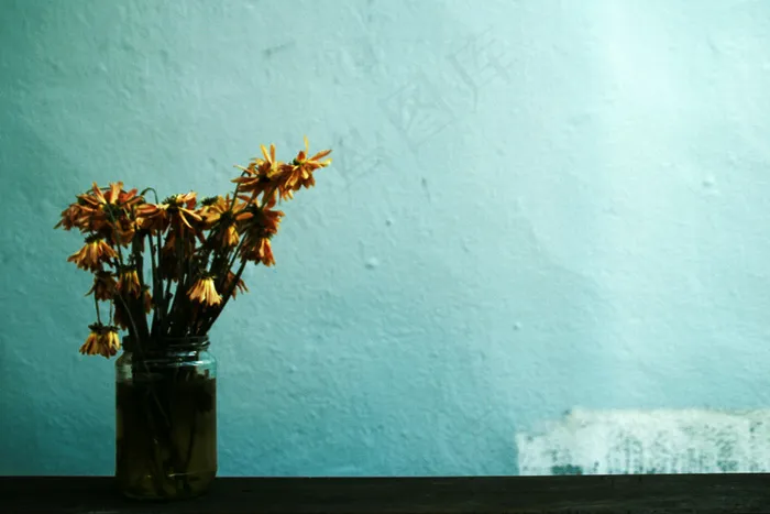 艺术插花,花卉,仿真花卉,小盆景,树,忘记了