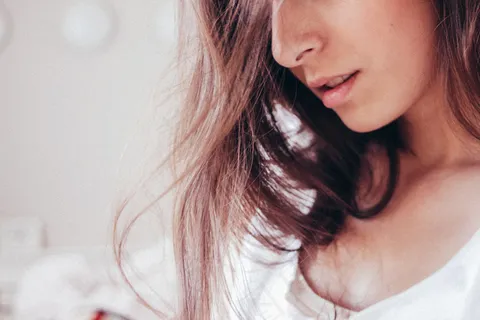 头发,秀发,美女,人物特写,钢笔画,自拍