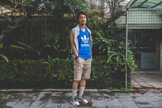 人物活动,男孩,阿迪达斯,热带雨林,街道,adidas Original