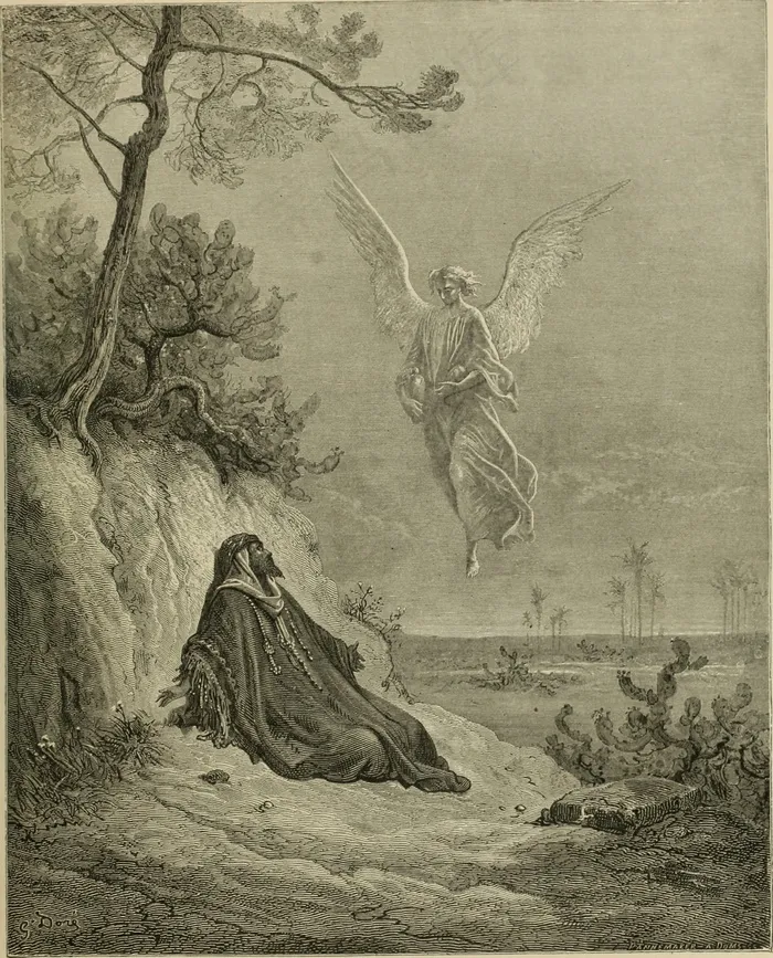 图片来自“圣经的全景图或图画和故事中的圣经”的第156页（1891年）