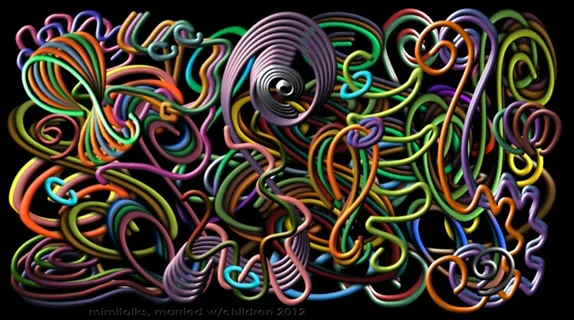 “此刻我的大脑” -mimitalks对数字和艺术的痴迷，已婚，有孩子