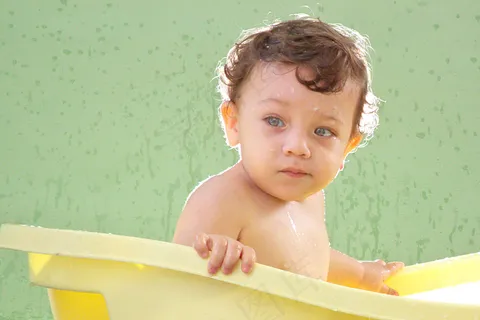 婴儿,小孩,美女,女孩,男孩,婴儿洗澡1