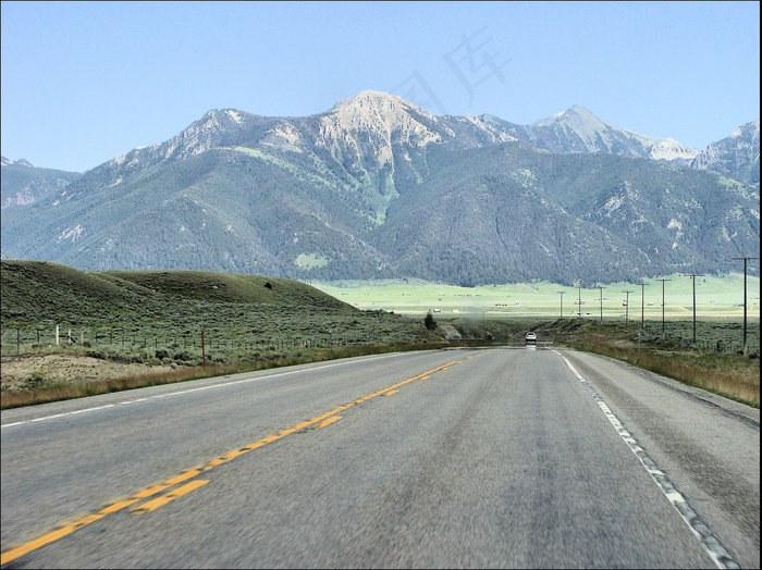 街道,公路,长城,风景,天空,44748到黄石的287高速公路