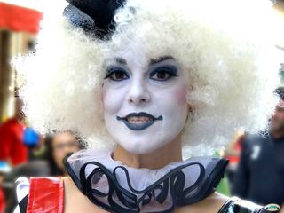 小丑,玩具,黑人假发,招财猫,爆炸头,女小丑C