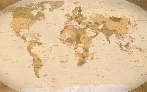 世界地图羊皮纸壁纸(1920x1200) 世界地图羊皮纸壁纸(1920x1200)