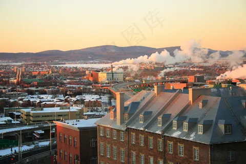 魁北克-Depuis la Haute-ville，关于vers le nord，Limoilou，Charlesbourg et Beauport