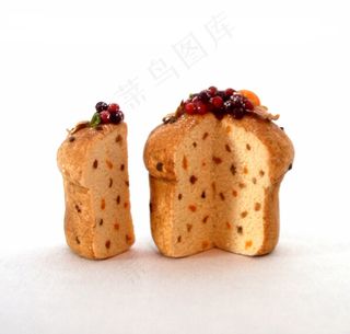 蛋糕,山药,曲奇,甜品,面包,豪华节日潘妮托妮