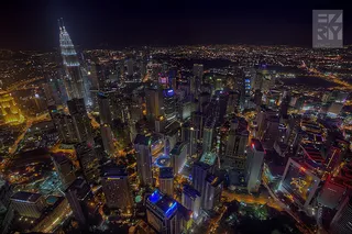 吉隆坡，从顶视图