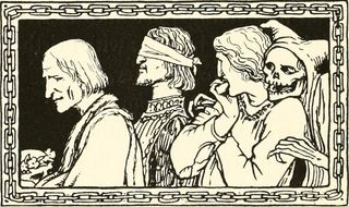 图片来自“死去的佛罗伦萨面具：其中一些死亡的精选碎片以及他所玩过的伟大游戏的结局得到了成功”的第57页的图片”（1895年）