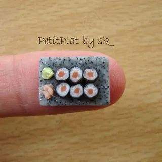 韩国寿司,寿司,紫菜包饭,玩具,手,微型食品寿司！