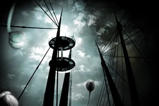 电线杆,杆塔,天空,杆,游乐场,迪斯科舞厅