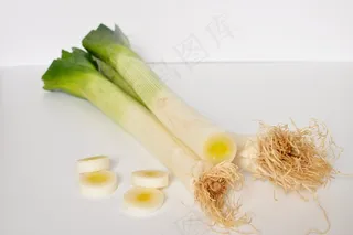 植物,花卉,香蕉,葱,南欧蒜,Poireau