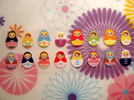 图画,扇子,卡通动漫人物,工笔画,玩具,娃贴纸