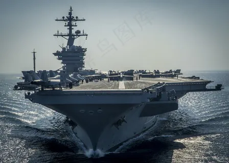 军舰,航空母舰,工艺品,天空,潜艇,卡尔·文森号（USS Carl Vinson）正在阿拉伯湾航行。