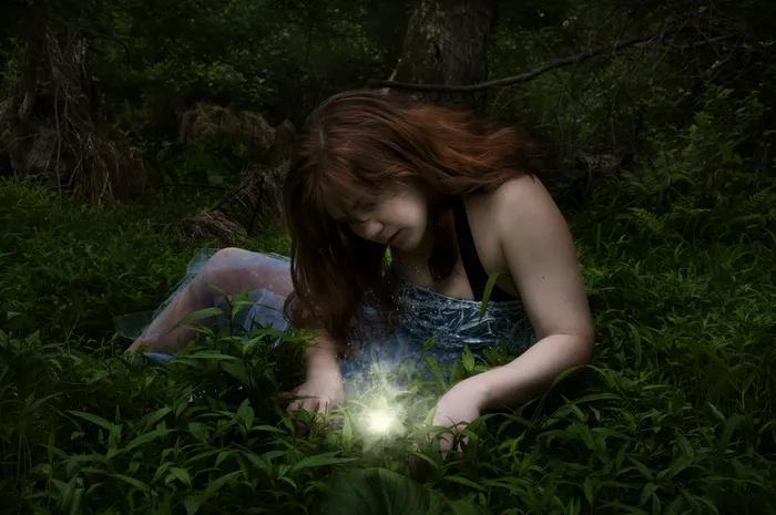 女孩,美女,绿野,屏幕截图,热带雨林,如何捉妖精