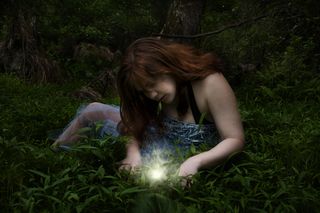 女孩,美女,绿野,屏幕截图,热带雨林,如何捉妖精