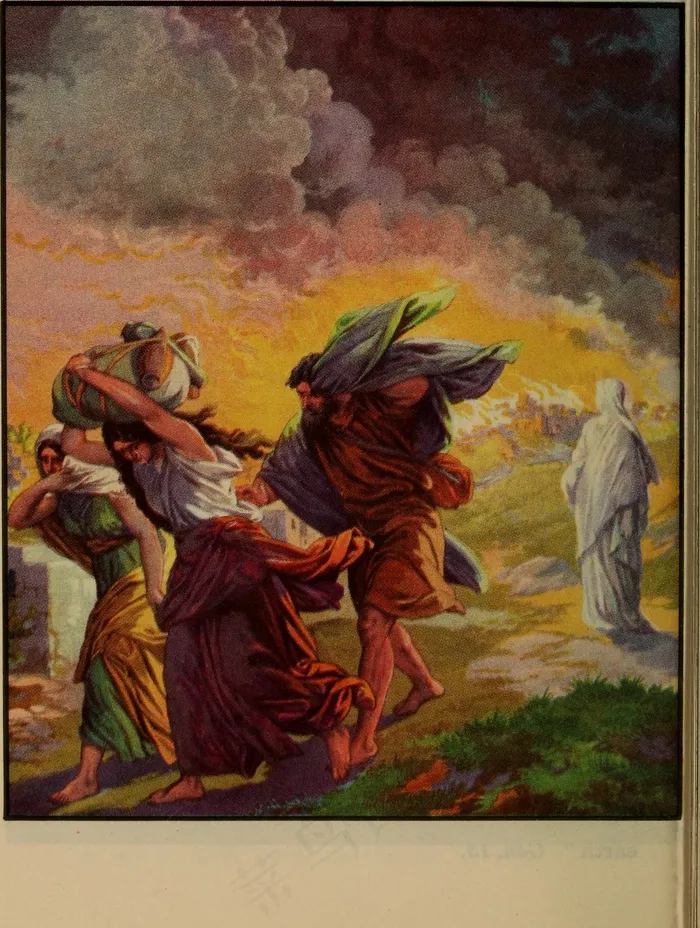 图片来自“旧约圣经入门，在星期日学校的小学部门使用”的第25页（1919年）