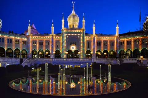 都市夜景,建筑,游乐场,历史遗迹,城市夜景照明,尼姆/蒂沃利