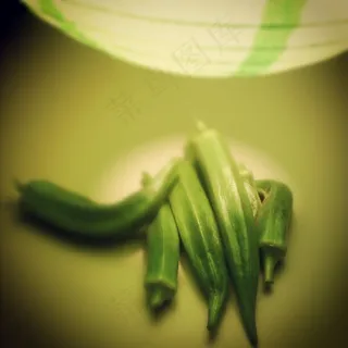 秋葵,羊角豆,辣椒,台灯,黄秋葵,黄秋葵@blackbaud