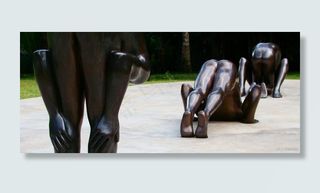 美女,包,卡通动漫人物,铜象,背包,Inhotim