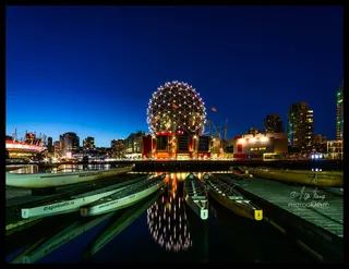 蓝色世界上的科学世界，不列颠哥伦比亚省温哥华