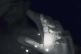 鼠标,手,运动鞋,韧带,魔法存在