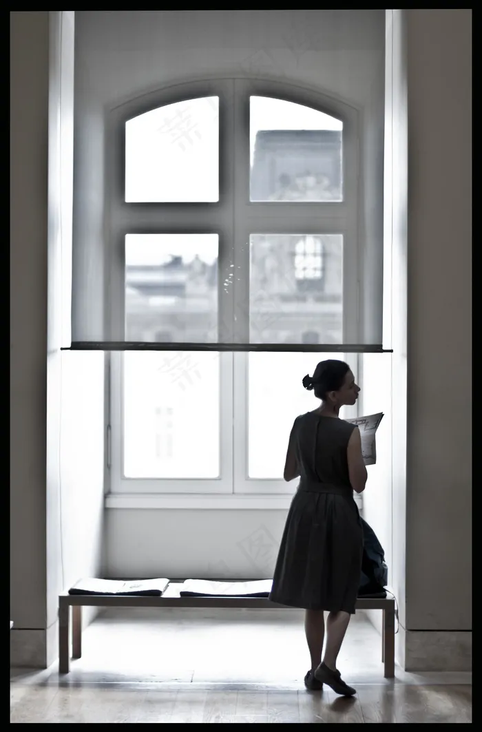 窗,婚纱写真,婚纱,门,毛坯房,白色现实的阴影2